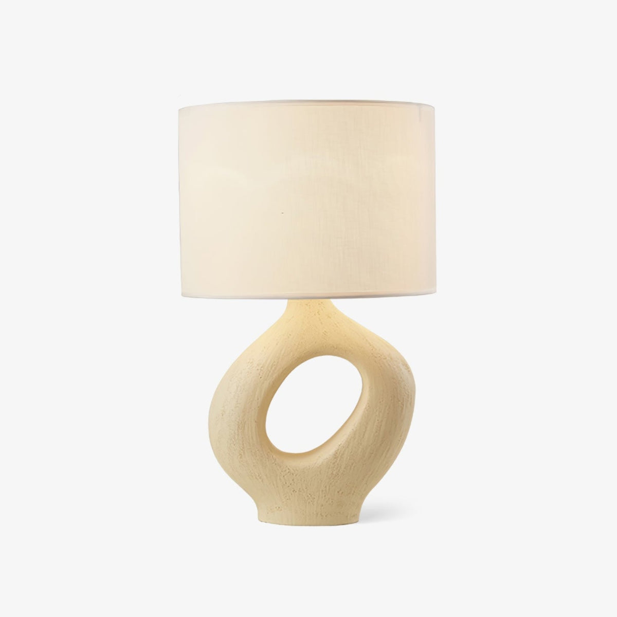 Resin Sculptural Curve Table Lamp