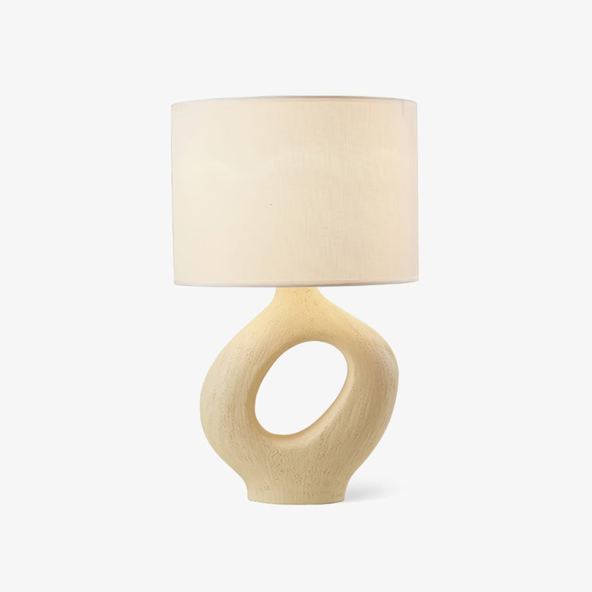 Resin Sculptural Curve Table Lamp