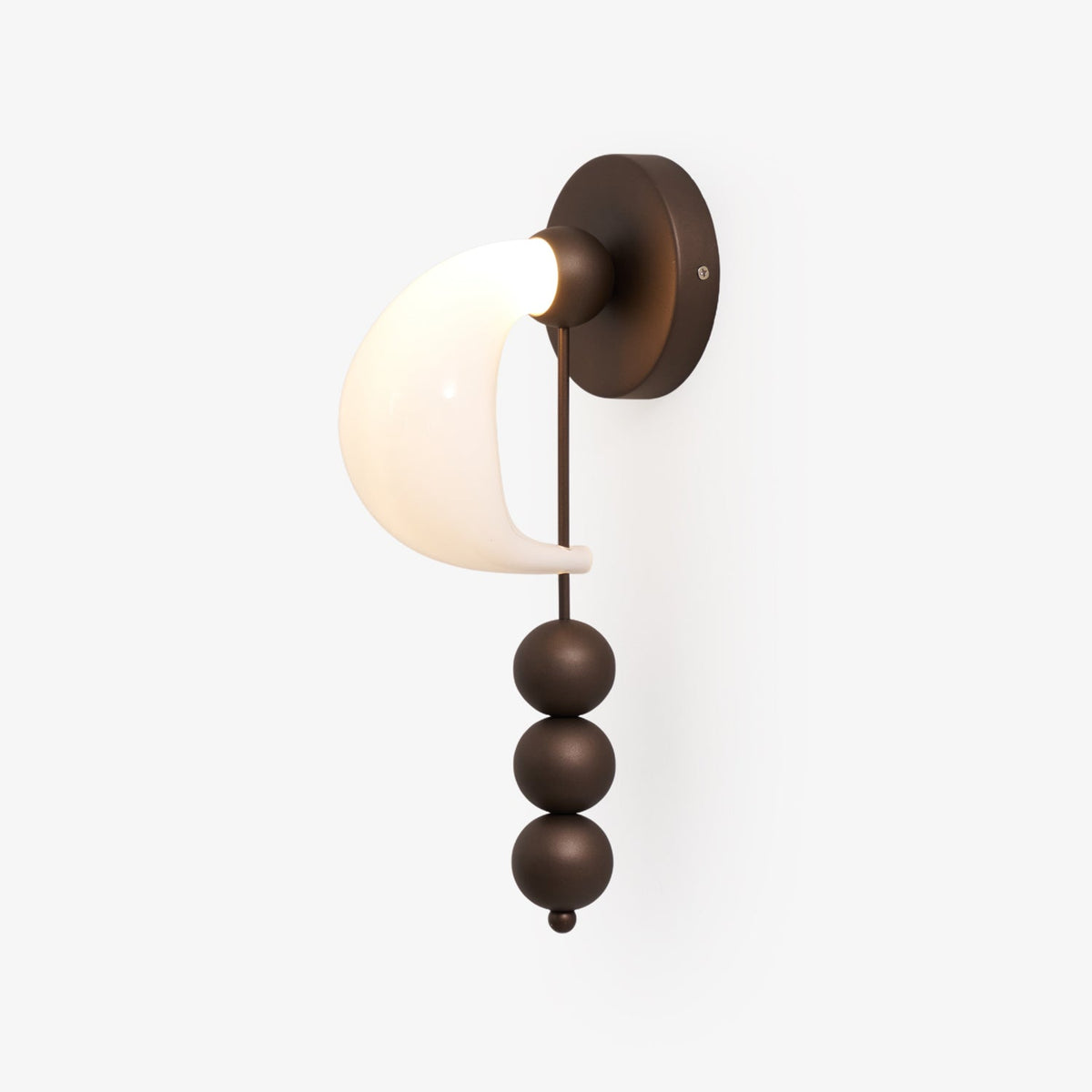 Opal Glass Petal Wall Sconce
