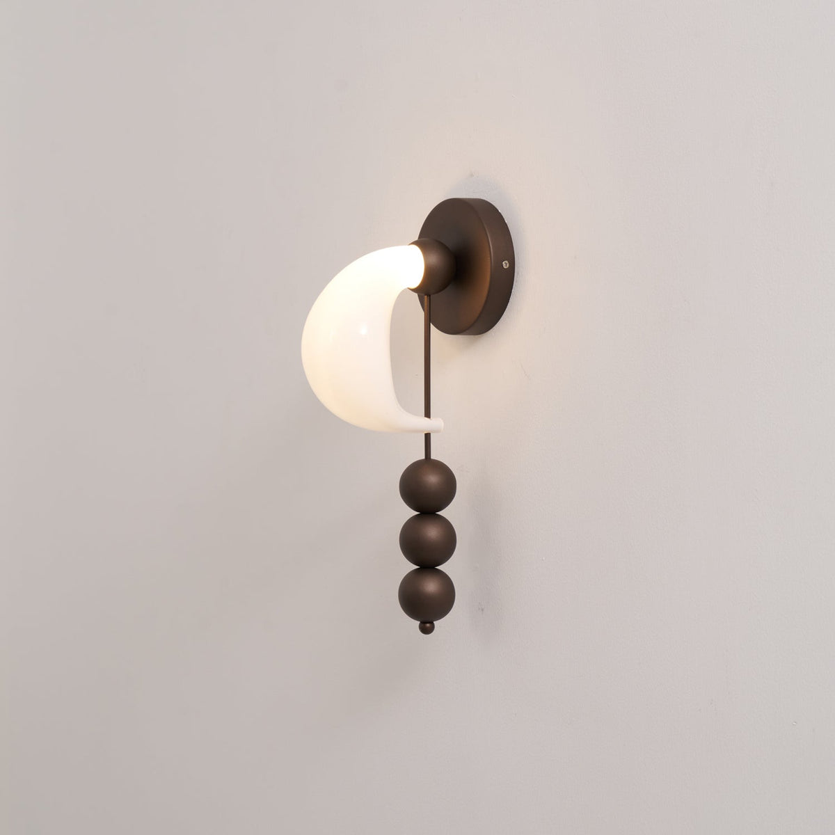 Opal Glass Petal Wall Sconce