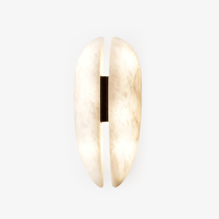 Alabaster Veil Panel Wall Sconce