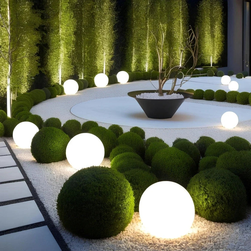 Adjustable Modern Spherical Garden Light