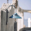 Vintage Solar Gooseneck Outdoor Wall Light