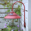 Vintage Solar Gooseneck Outdoor Wall Light