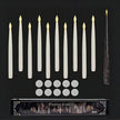 Modern Floating LED Candles with Wand Remote