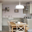 Oak & Zinc Acorn Pendant Light