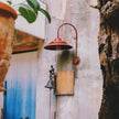 Vintage Solar Gooseneck Outdoor Wall Light