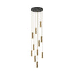 Metal Cylinder Orbit Cluster Pendant Light