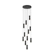 Metal Cylinder Orbit Cluster Pendant Light