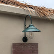Vintage Solar Gooseneck Outdoor Wall Light