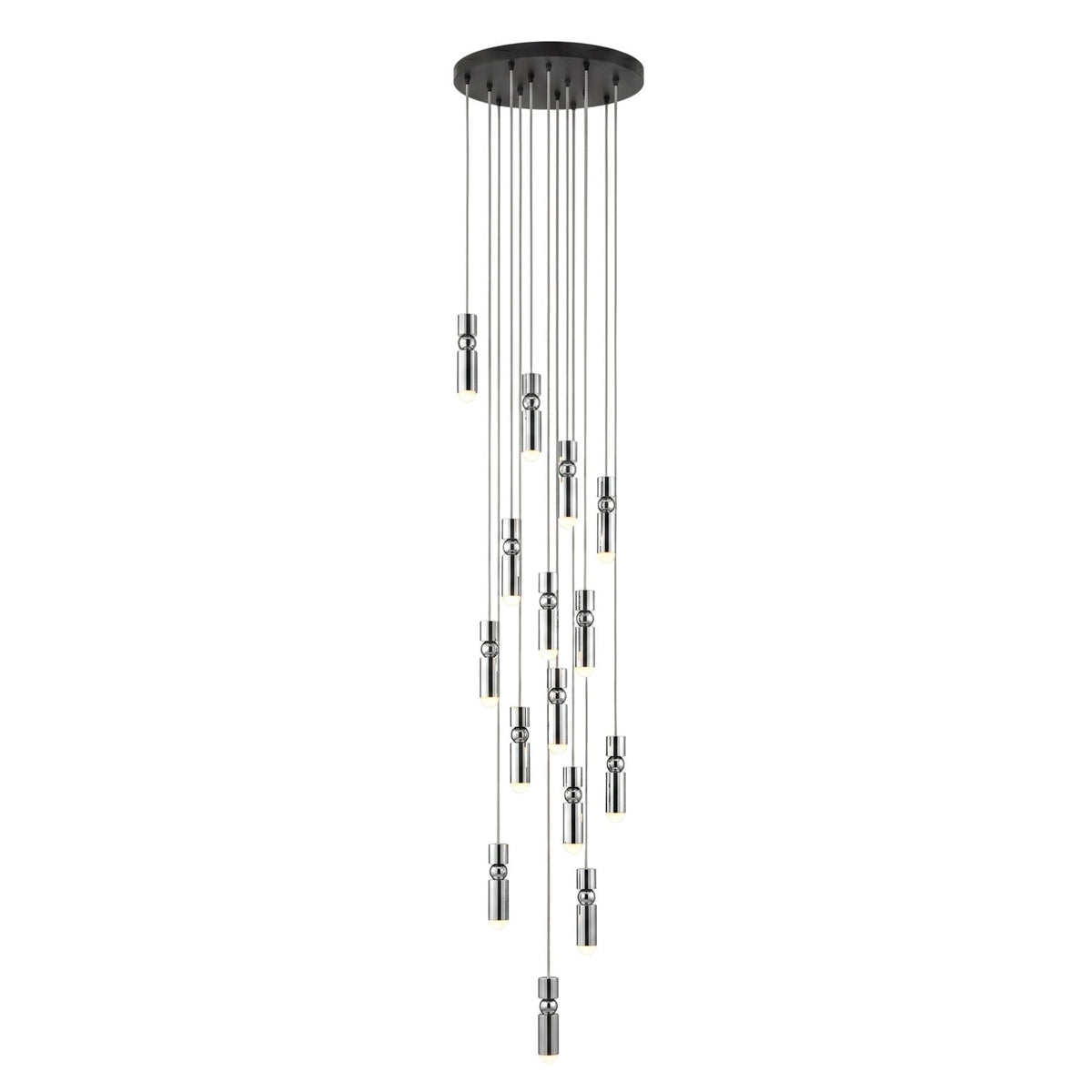 Metal Cylinder Orbit Cluster Pendant Light