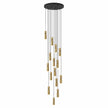 Metal Cylinder Orbit Cluster Pendant Light