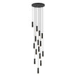 Metal Cylinder Orbit Cluster Pendant Light