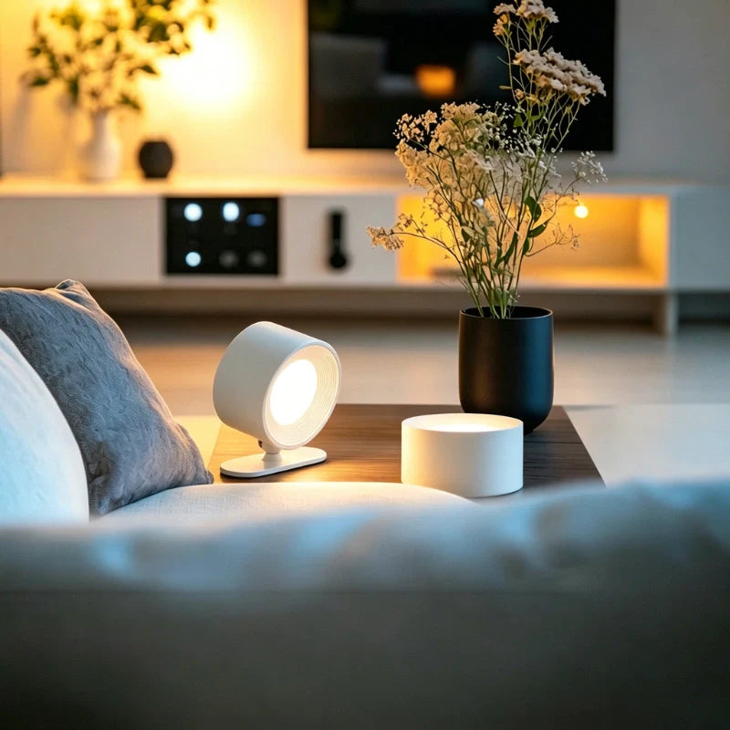 Modern Cordless LED Wall Lamp Magnetic Rechargeable