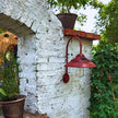 Vintage Solar Gooseneck Outdoor Wall Light