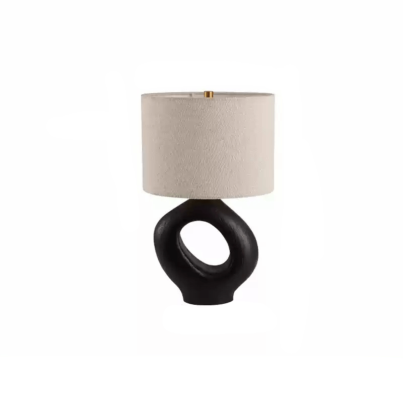 Resin Sculptural Curve Table Lamp