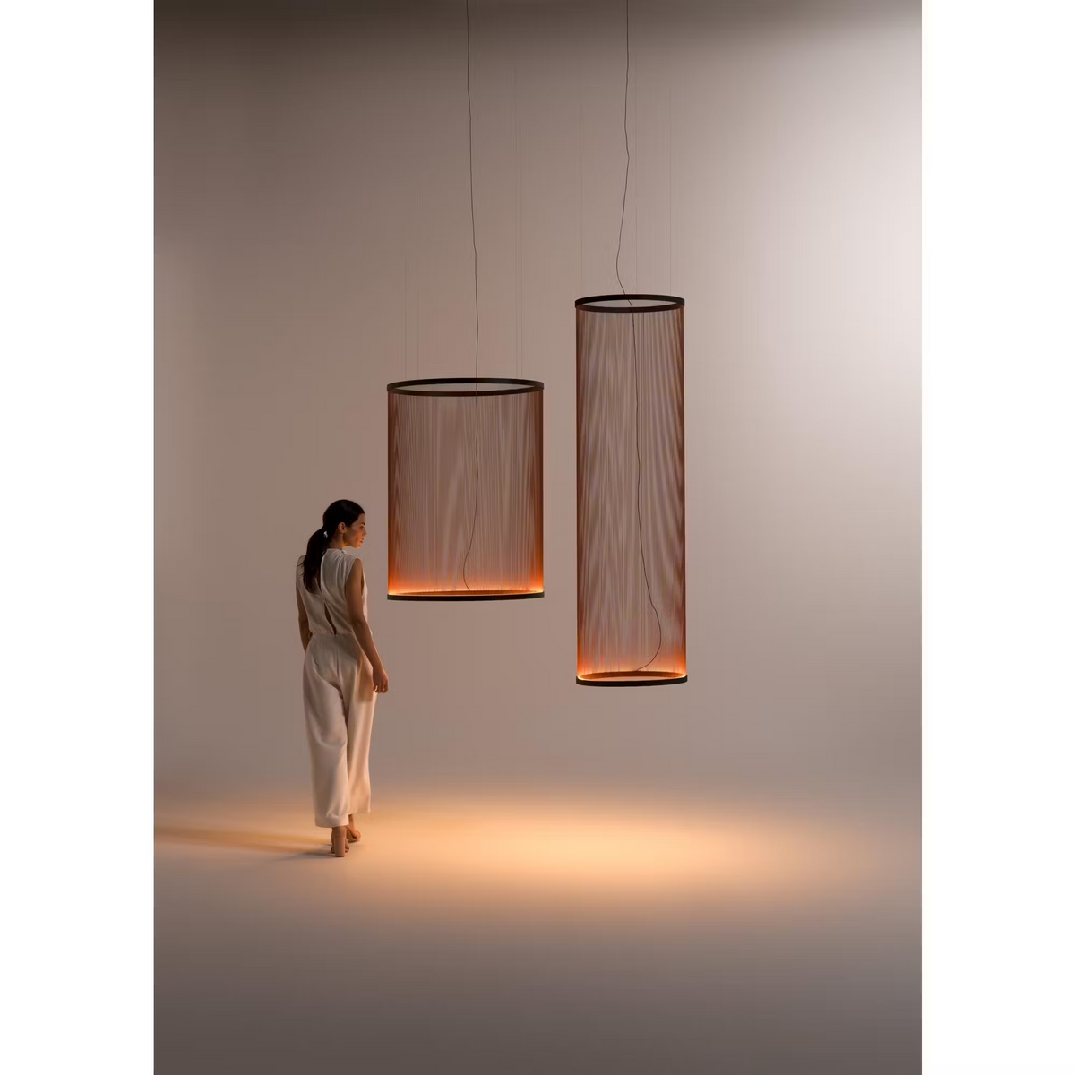 Metal Mesh Cone Pendant Light