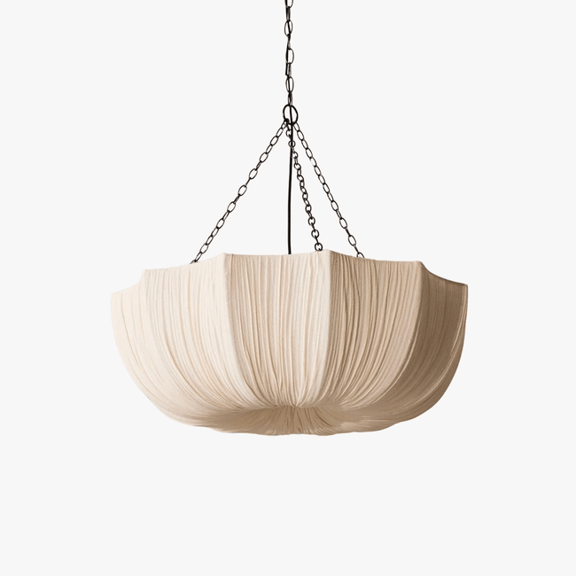Cotton Drum Pendant Light