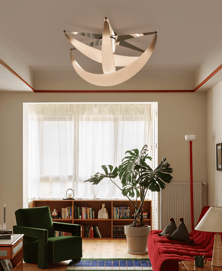 Resin Cascade Ceiling Light