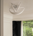 Resin Cascade Ceiling Light