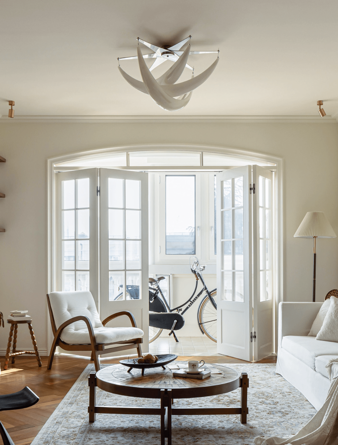 Resin Cascade Ceiling Light