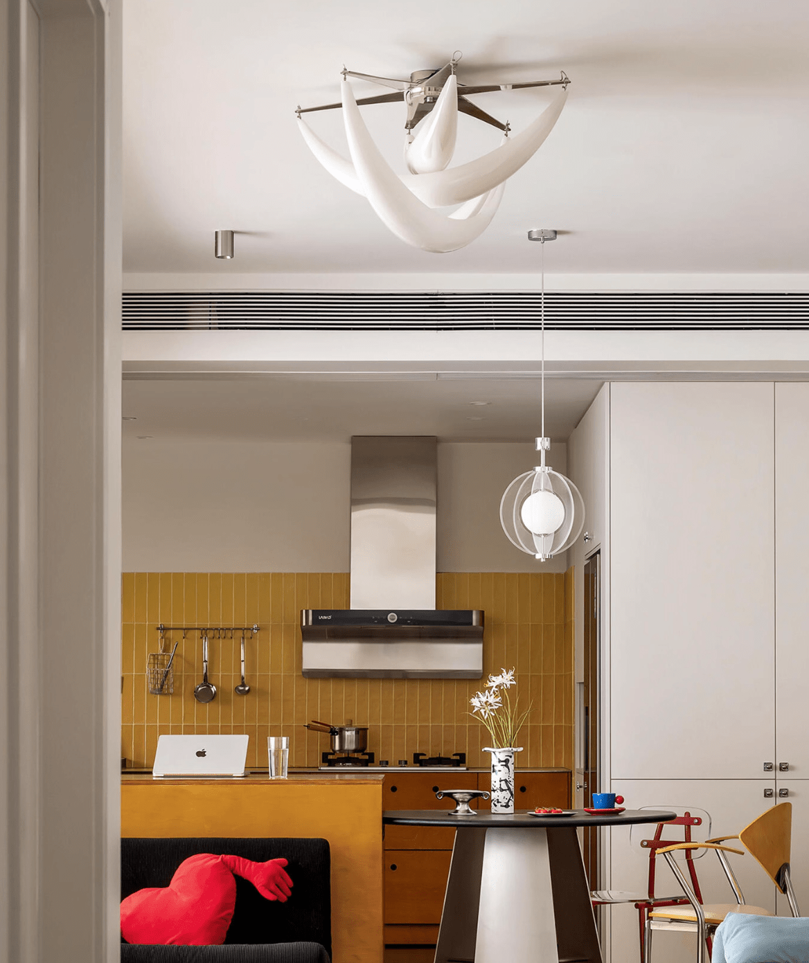 Resin Cascade Ceiling Light