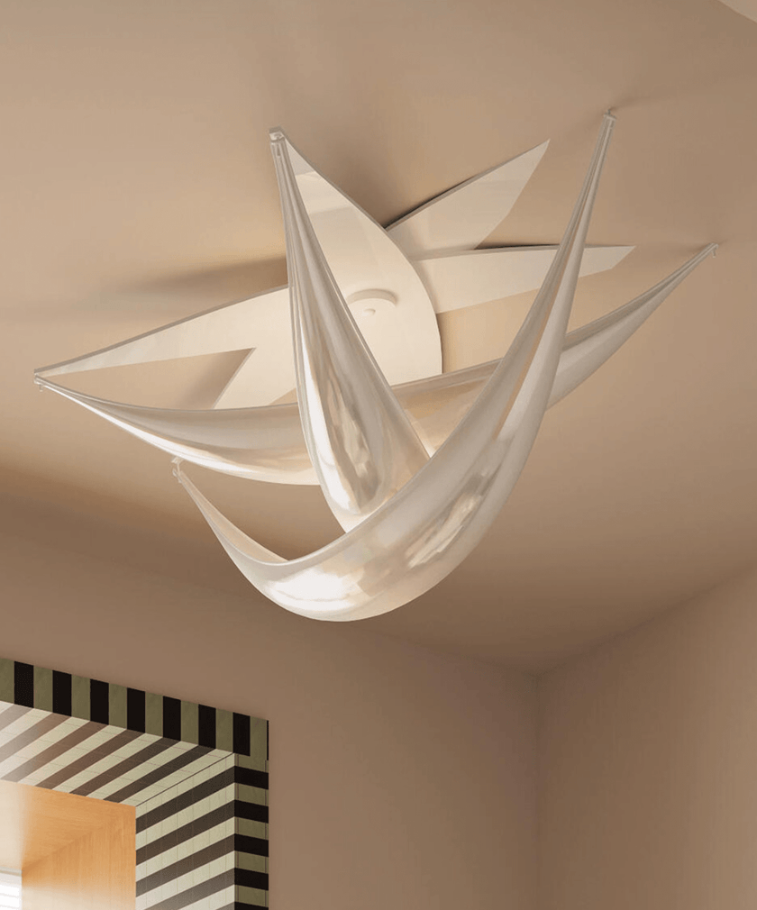 Resin Cascade Ceiling Light