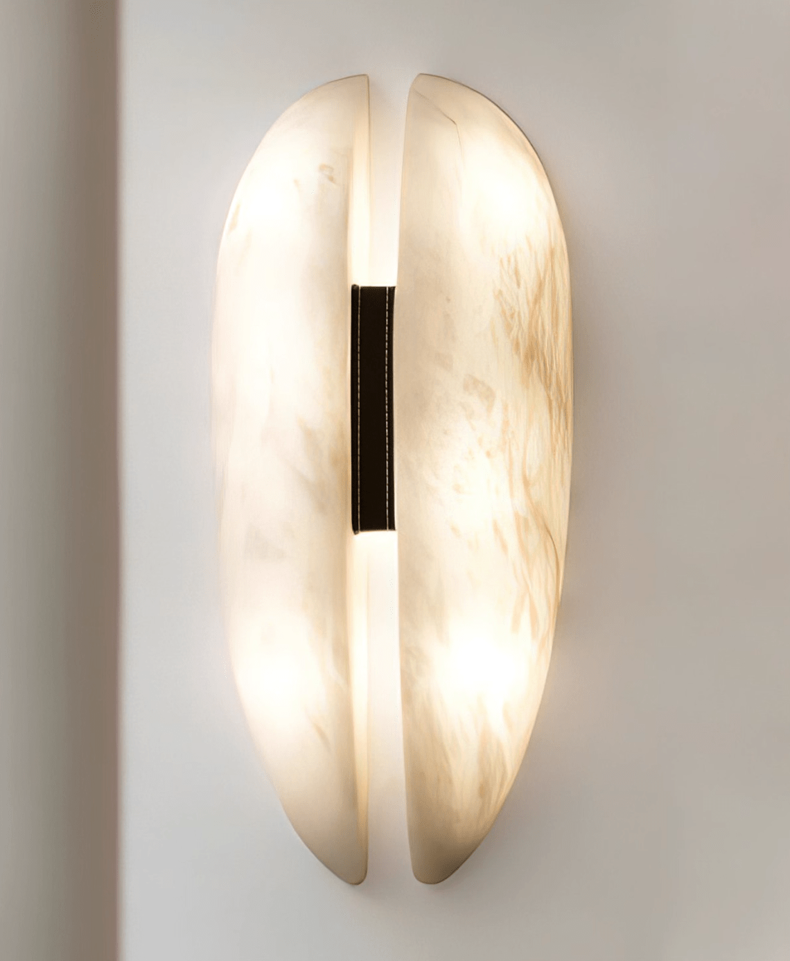 Alabaster Veil Panel Wall Sconce
