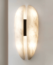 Alabaster Veil Panel Wall Sconce