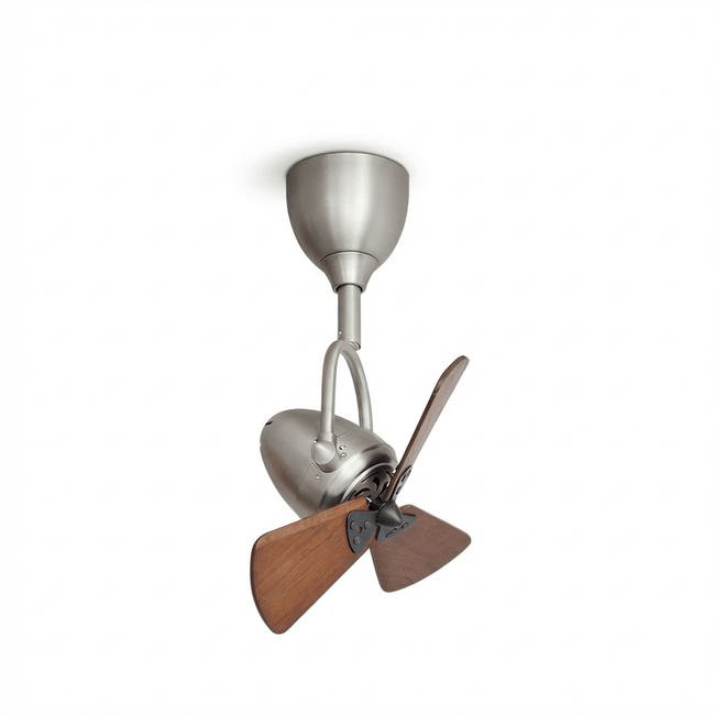 Walnut Blade Articulated Ceiling Fan