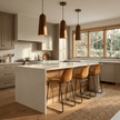 Wood Tapered Cone Pendant Light
