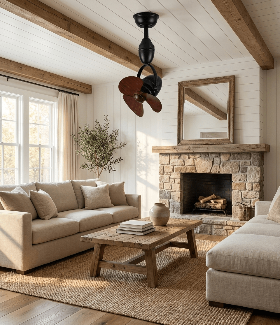 Metal Pivot Directional Ceiling Fan