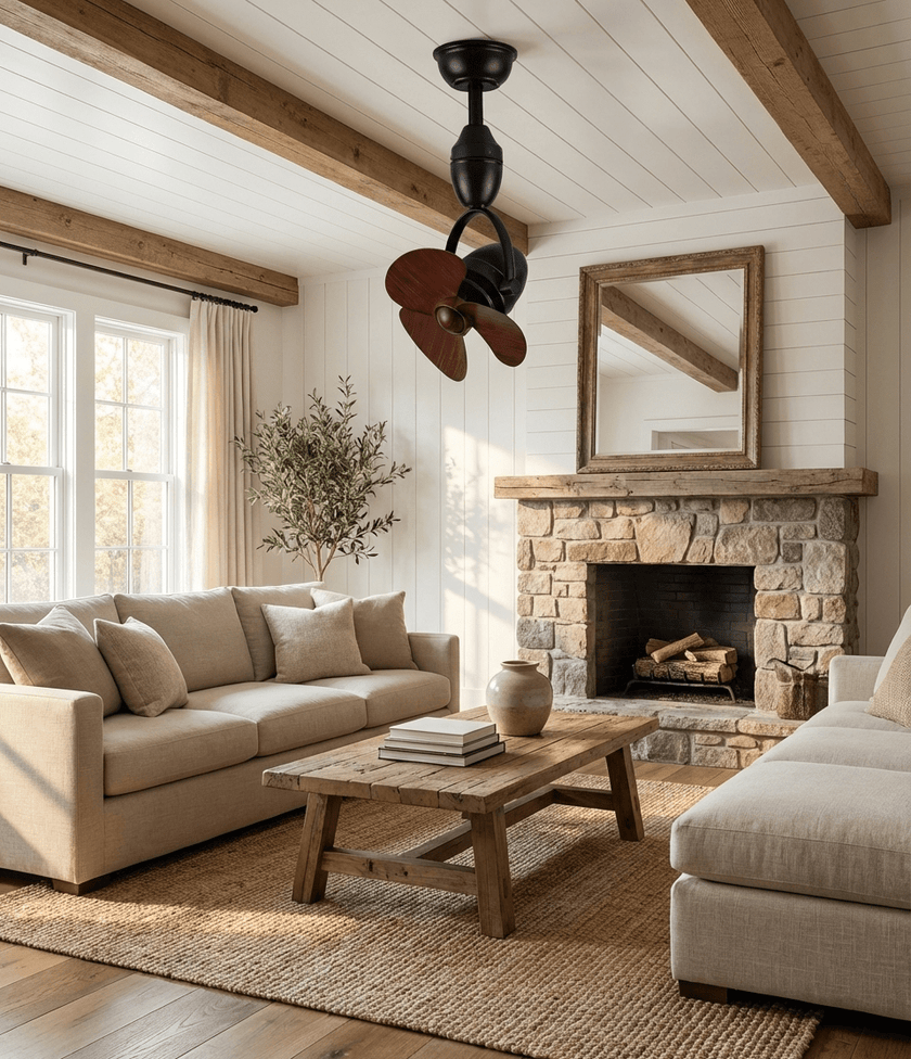 Metal Pivot Directional Ceiling Fan