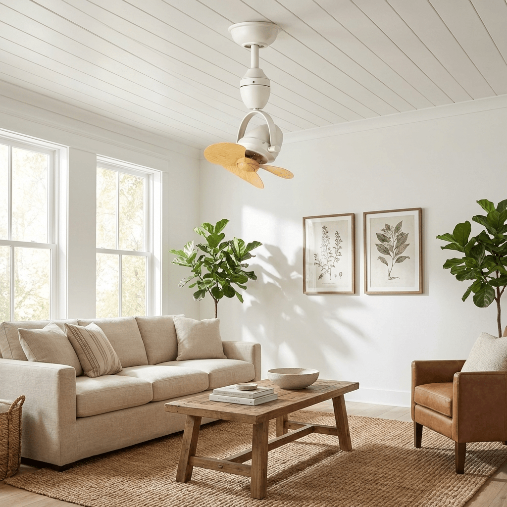 Metal Pivot Directional Ceiling Fan