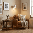 Metal Rotating Cylinder Wall Sconce