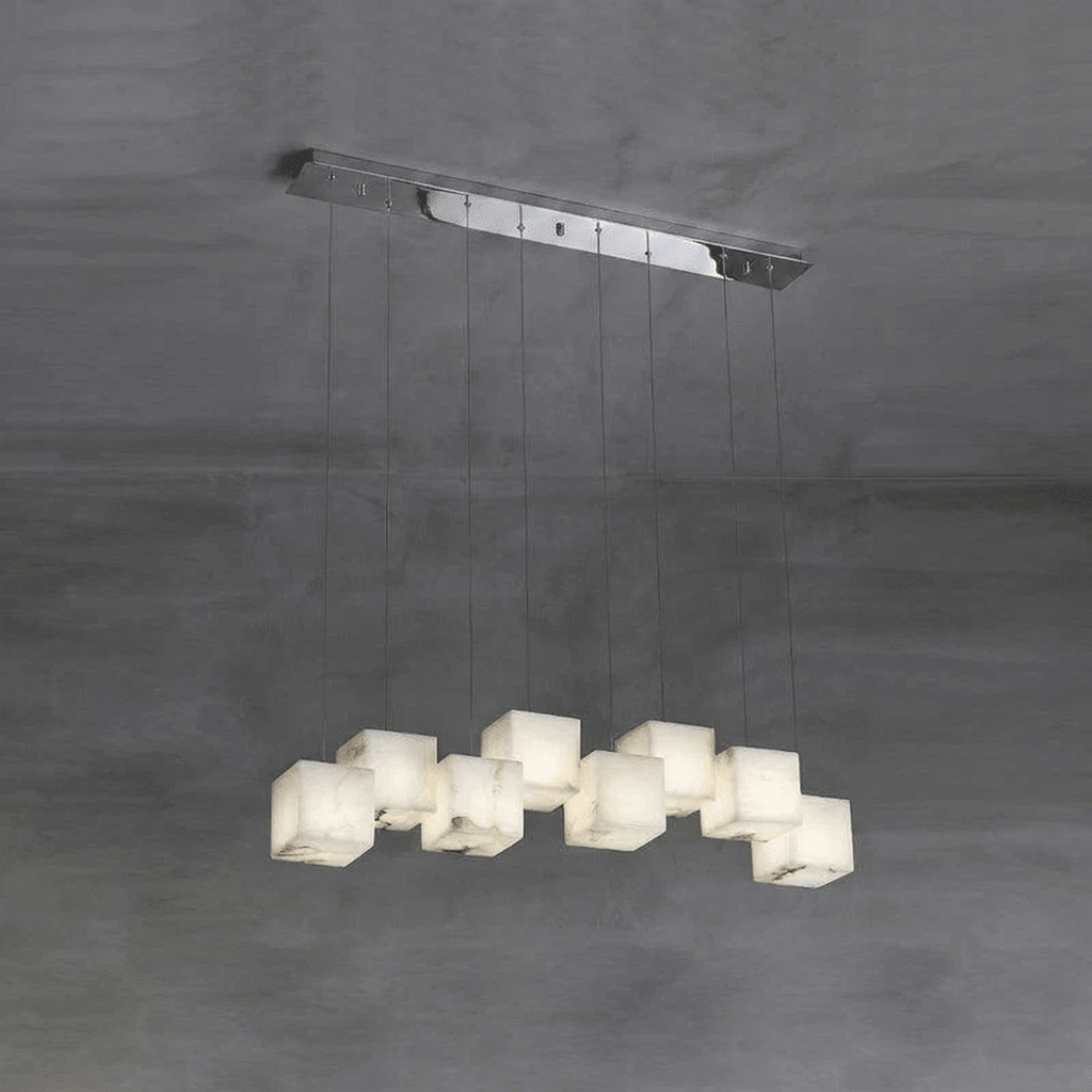 Alabaster Linear Bar Chandelier