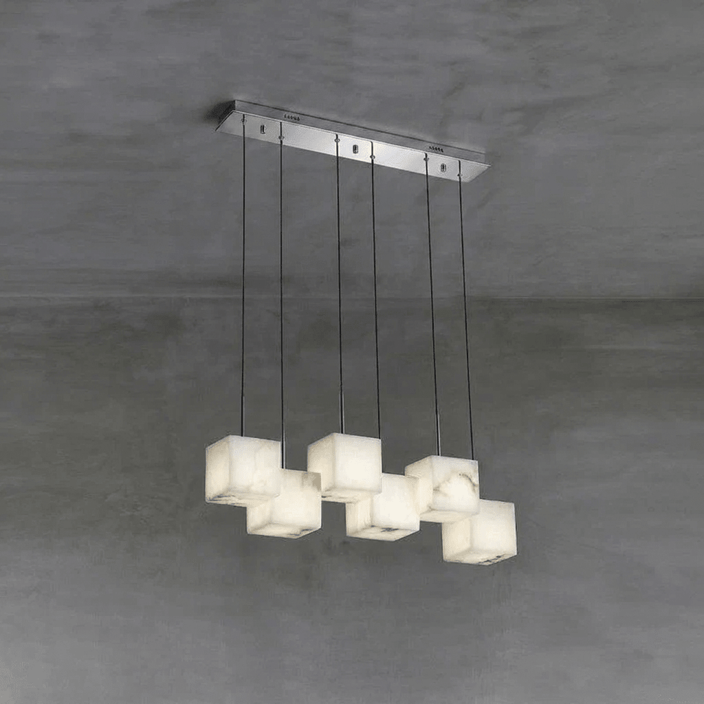 Alabaster Linear Bar Chandelier