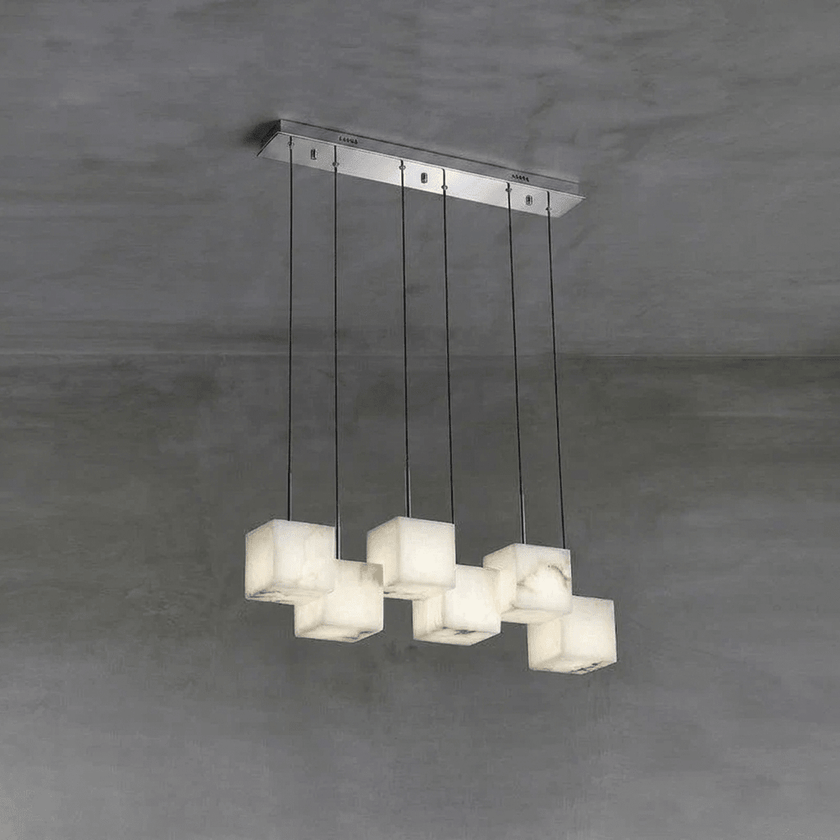 Alabaster Linear Bar Chandelier