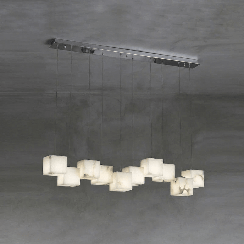 Alabaster Linear Bar Chandelier