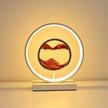 Modern Liquid Sand Disc LED Ambient Table Lamp