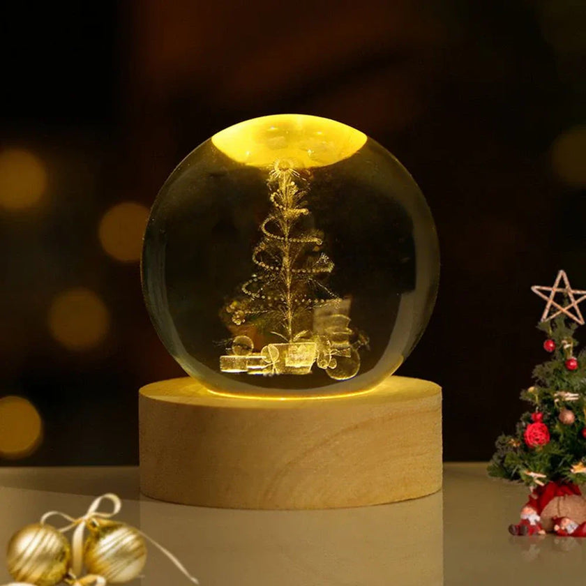 Modern Luminous Crystal Ball Night Light