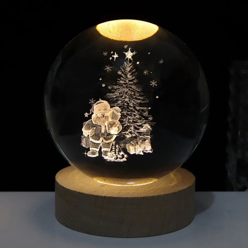 Modern Luminous Crystal Ball Night Light