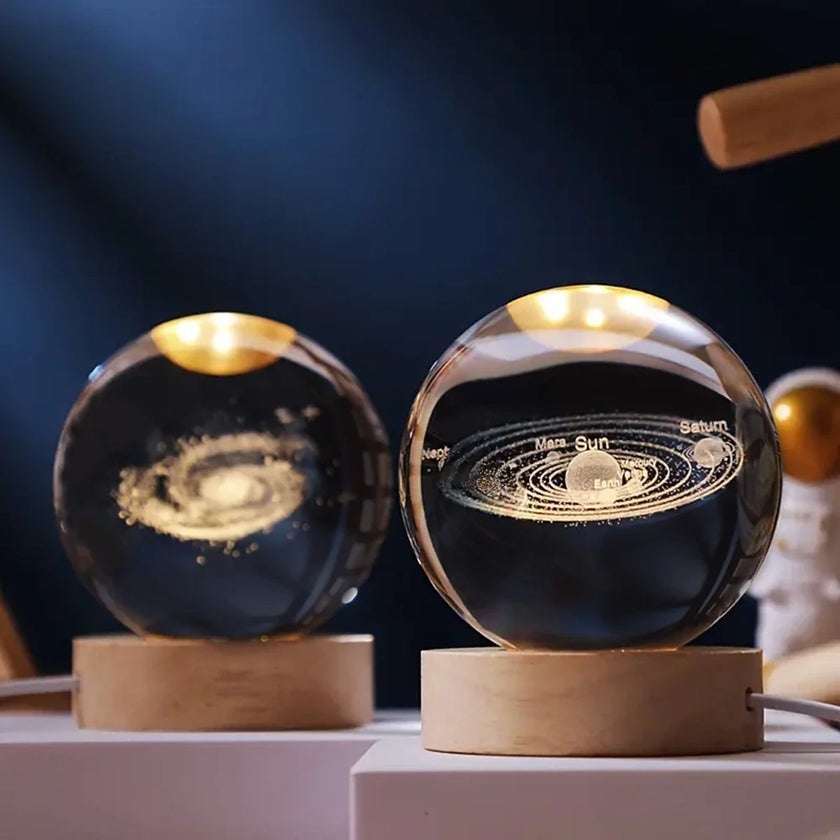 Modern Luminous Crystal Ball Night Light