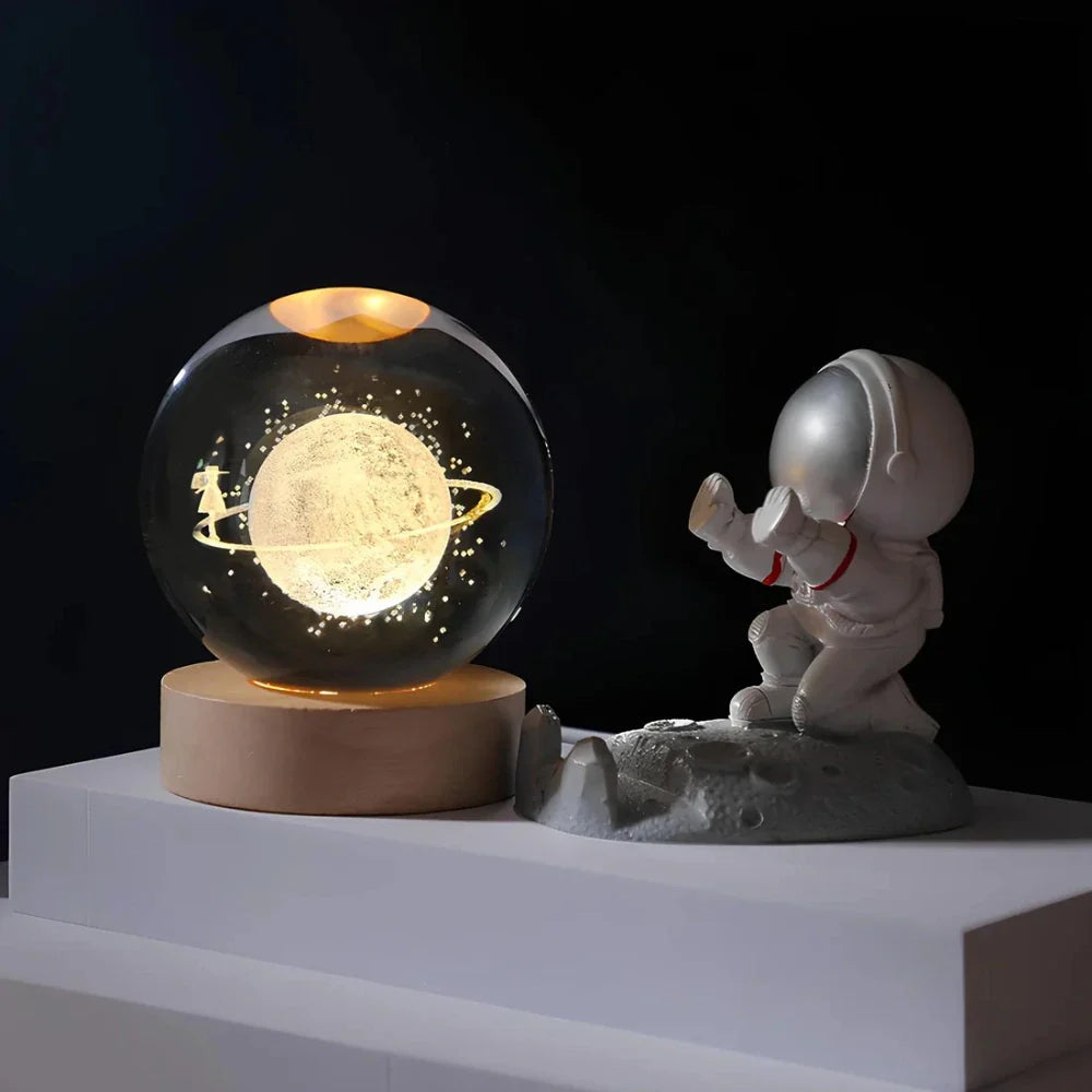 Modern Luminous Crystal Ball Night Light