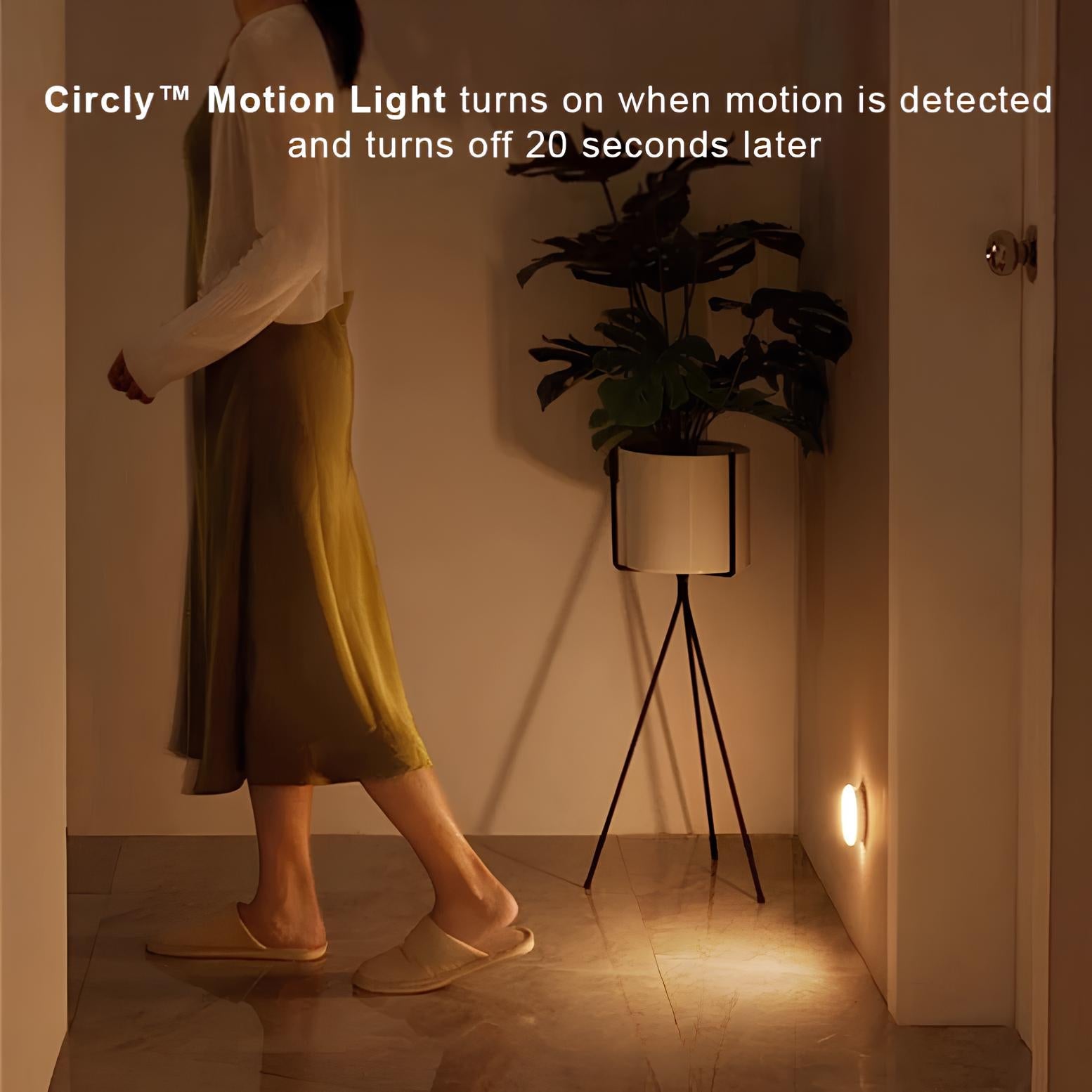 Modern Motion Sensor LED Closet & Hallway Night Light