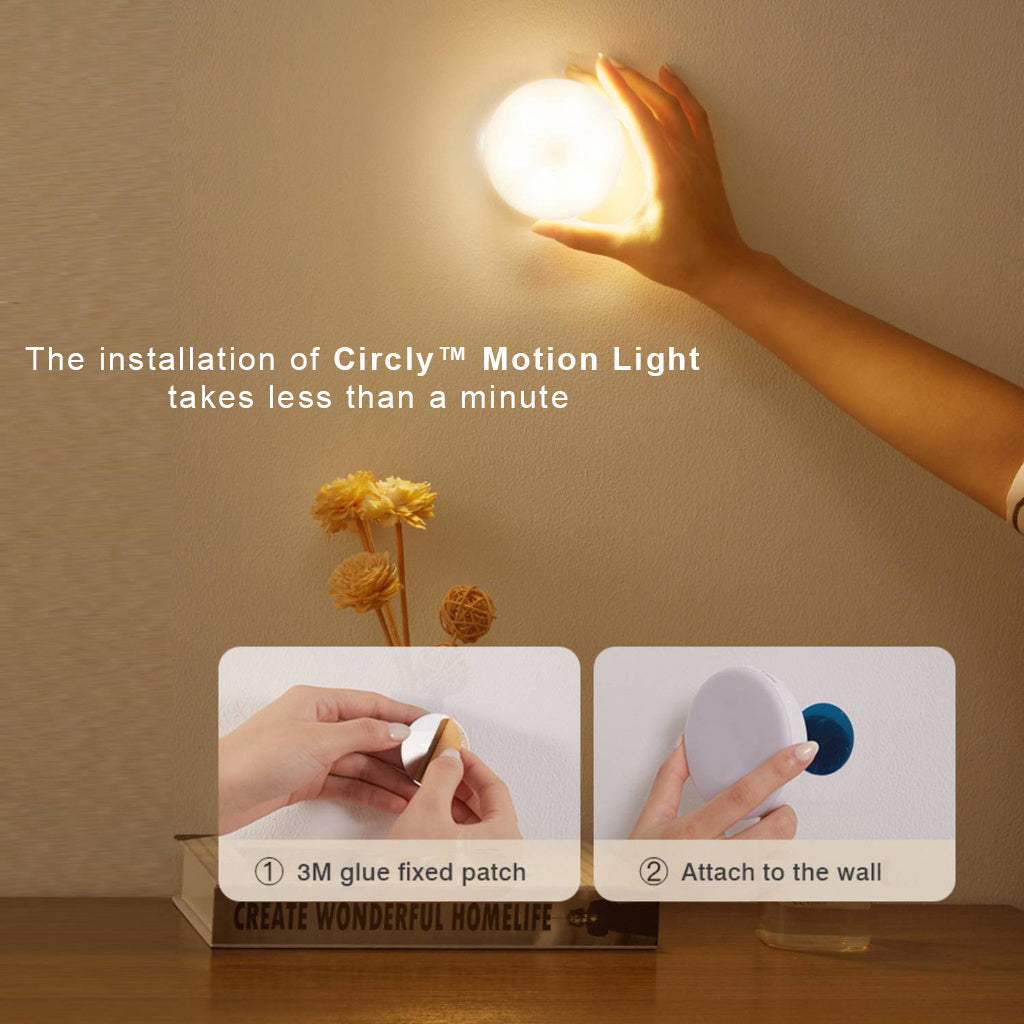 Modern Motion Sensor LED Closet & Hallway Night Light