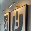 Dimmable Aluminum Modern Cordless Wall Art Light