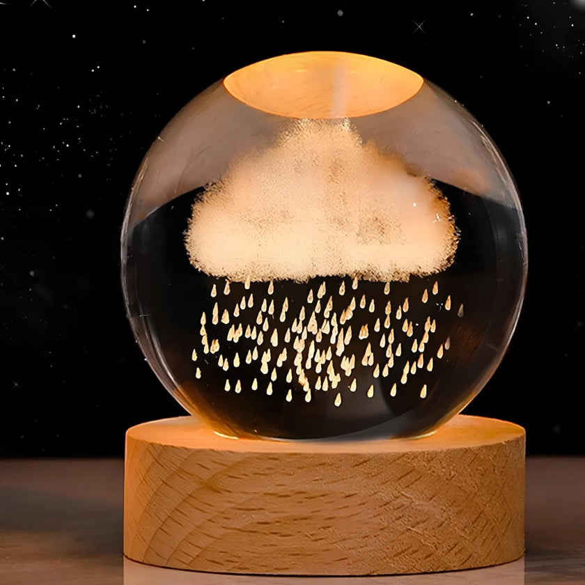 Modern Luminous Crystal Ball Night Light