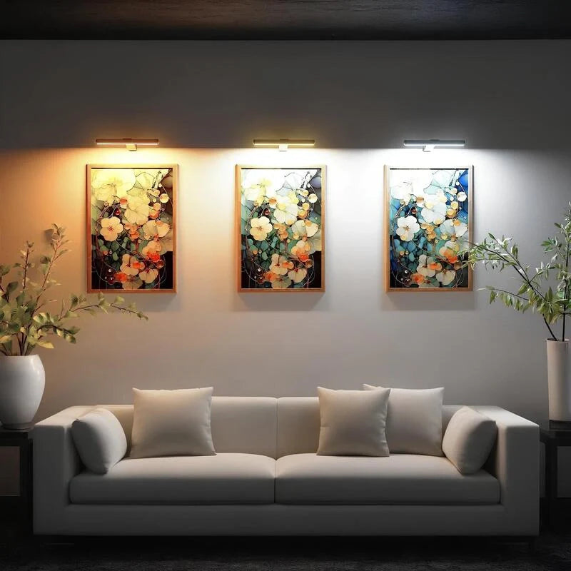 Dimmable Aluminum Modern Cordless Wall Art Light
