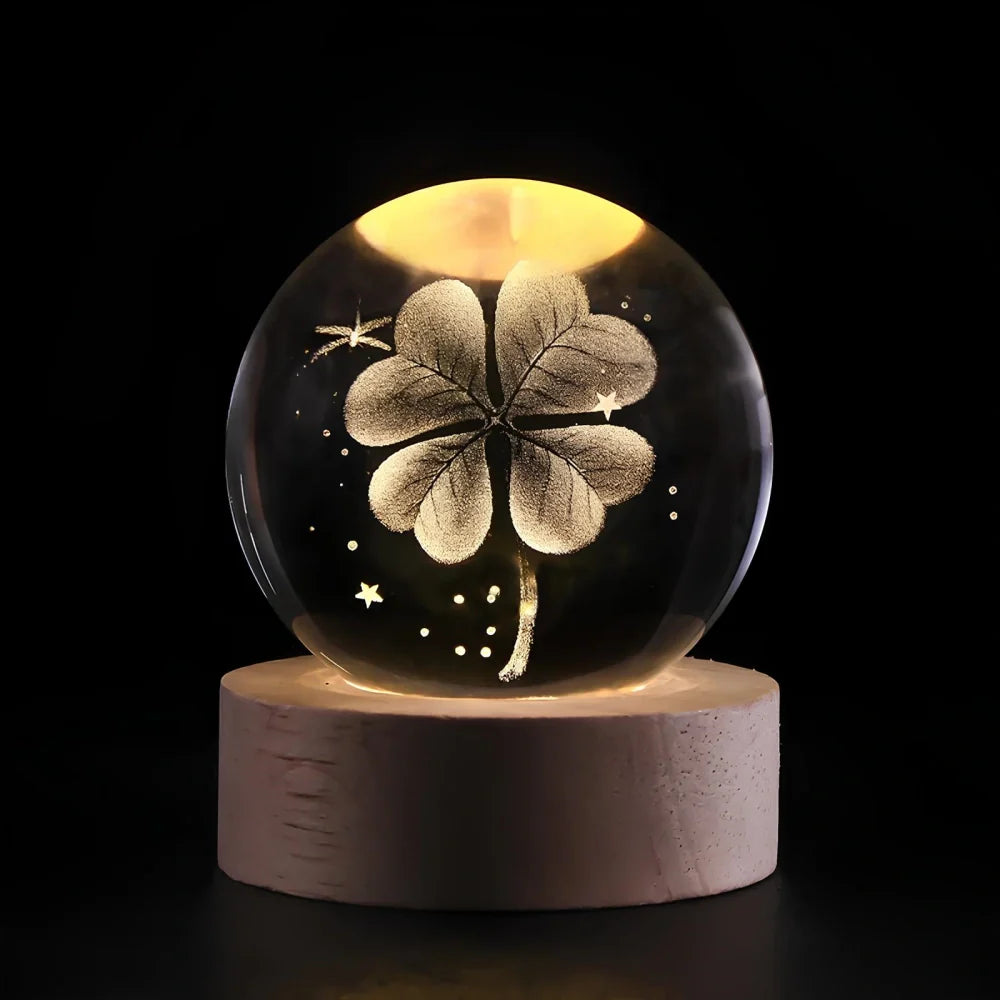 Modern Luminous Crystal Ball Night Light